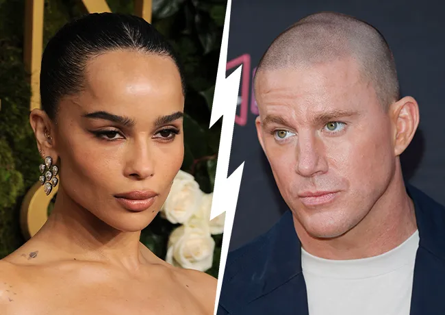 Channing Tatum and Zoe Kravitz split picture