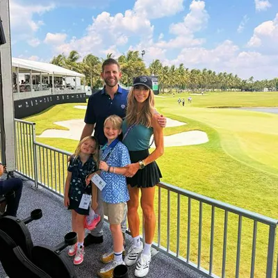 Lara Trump enjoying a family outing at the golf course.