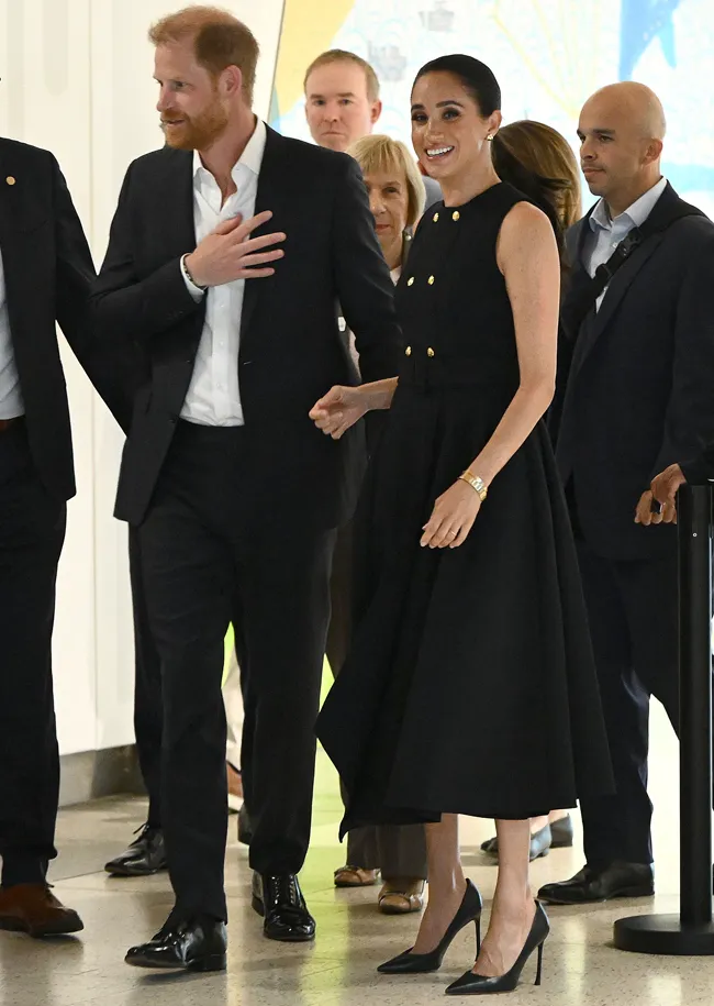Meghan Markle and Prince Harry during their Australia visit.