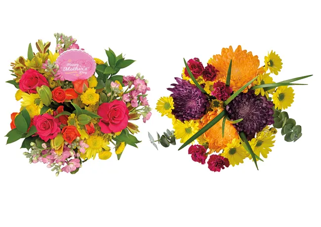 Beautiful Mother's Day bouquet with vibrant flowers.