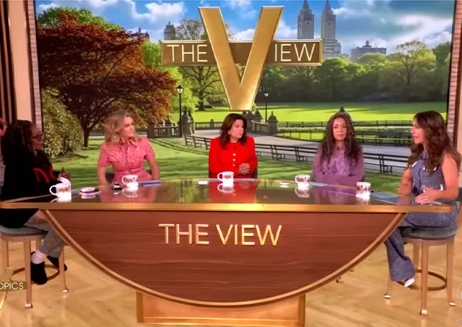 The View co-hosts talking about Donald Trump approval rating