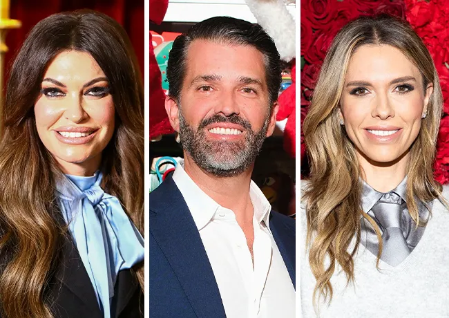 Kimberly Guilfoyle with Donald Trump Jr. and Bettina Anderson