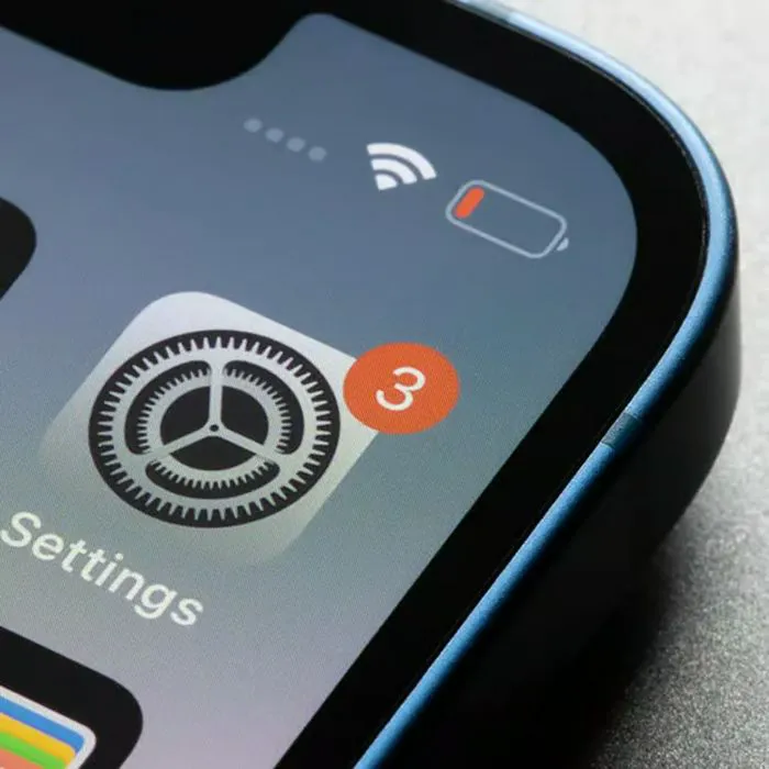 iPhone settings app interface with various options displayed