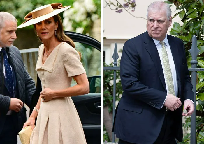 Kate Middleton and ex Prince Andrew