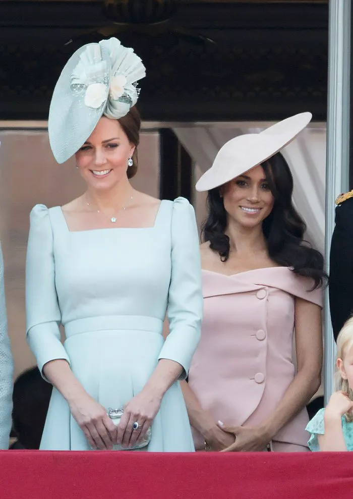 Kate Middleton and Meghan Markle Trooping the Color 2018