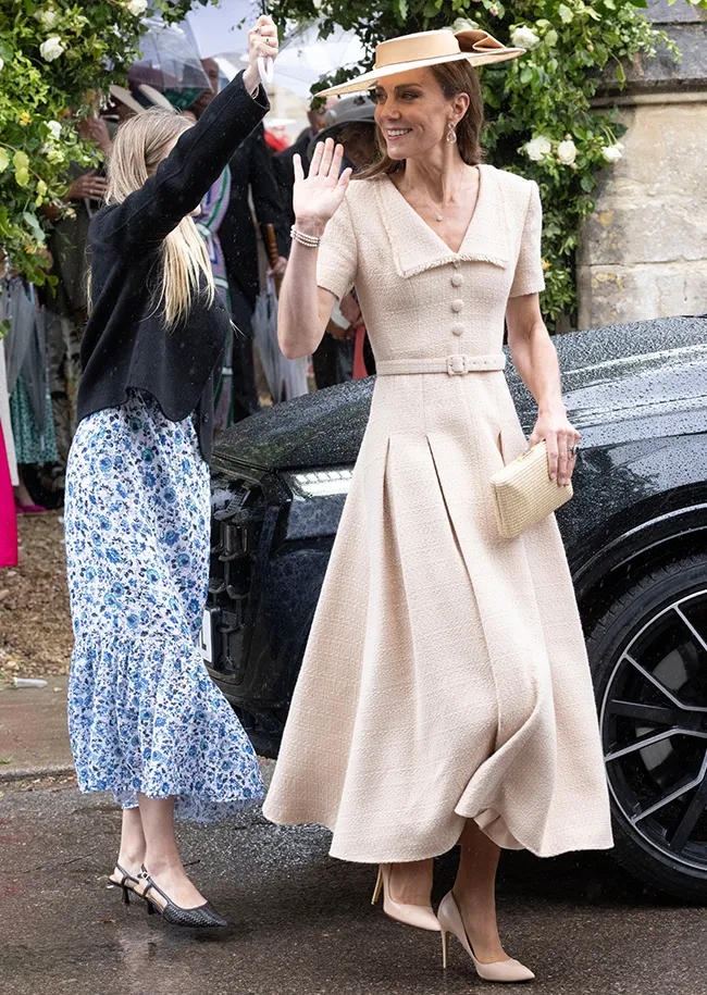 Kate Middleton at Peter Phillips wedding