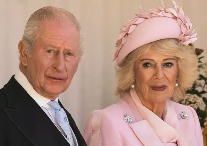 King Charles and Camilla during a Nigerian state visit.
