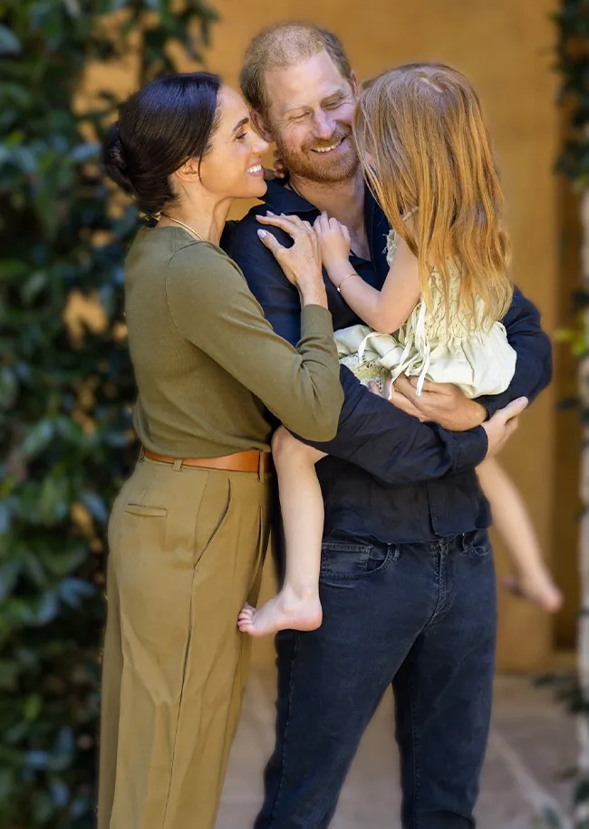 Prince Harry and Meghan Markle with daughter Princess Lilibet Instagram pic