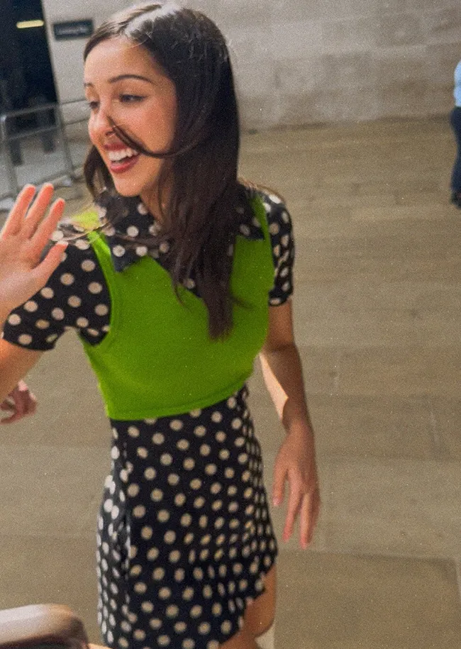 green dress olivia rodrigo Dj Vu Dress  Haute by Hope
