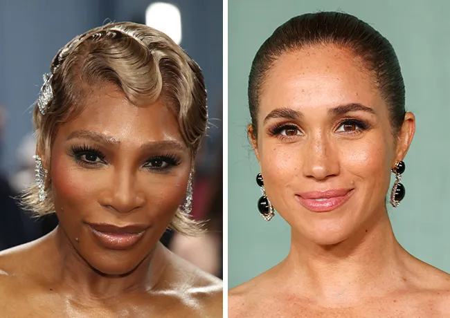 Meghan Markle and Serena Williams