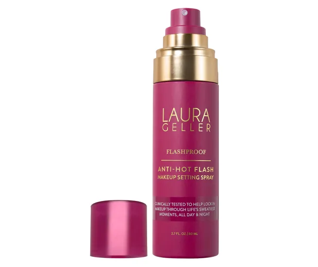 Anti-Hot Flash Makeup Setting Spray for long-lasting wear.