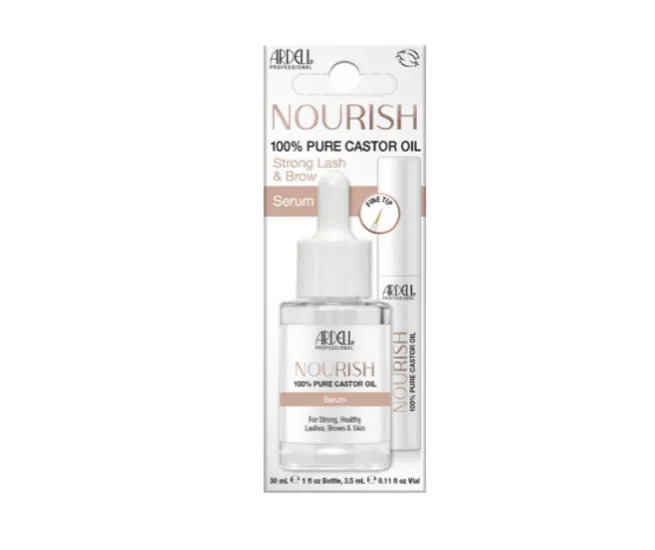 Nourishing castor oil from Ardell for healthy lashes.