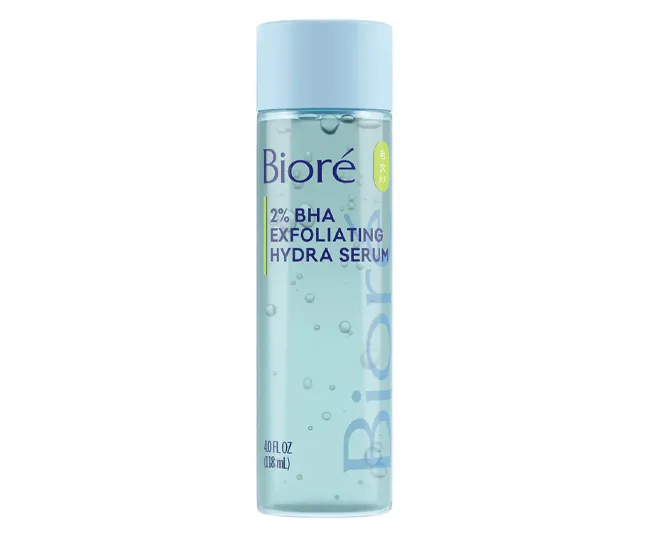 Biore® 2% BHA Exfoliating Hydra Serum for clear skin.