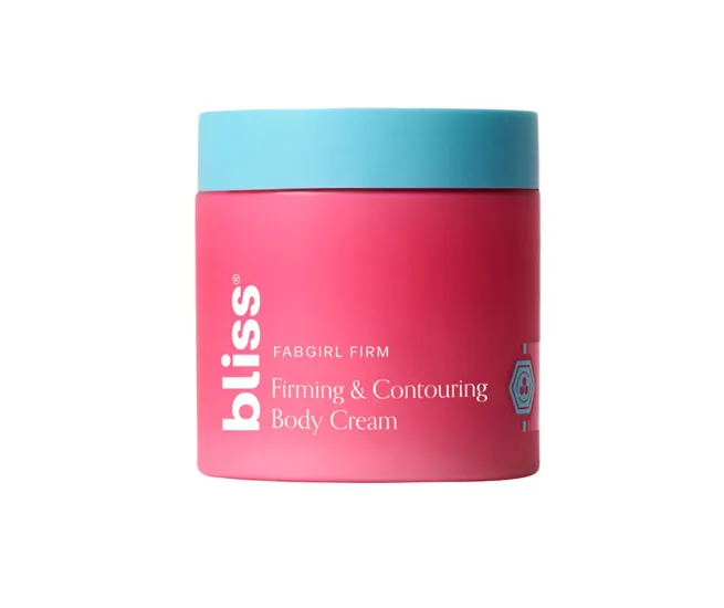 Bliss FabGirl Firming Contouring Body Cream with collagen boost.