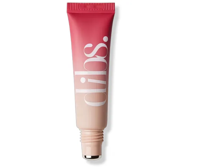 Cool Blush Serum Cheek Tint for a natural flush.