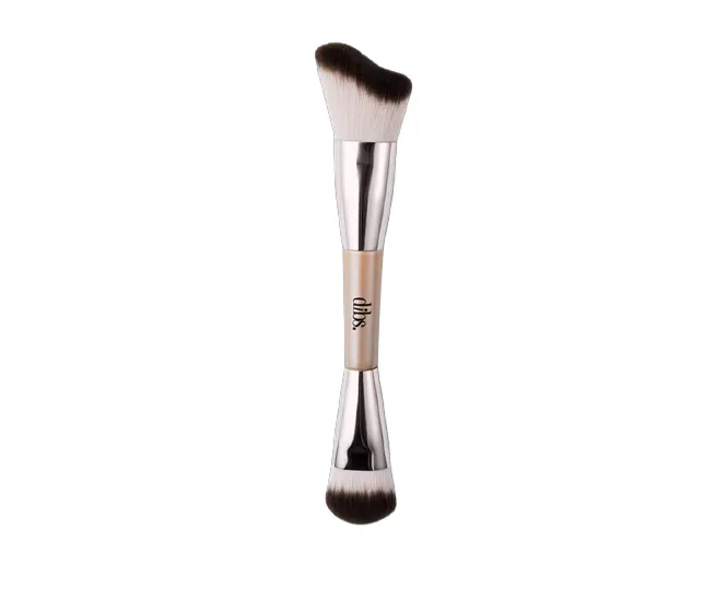 DIBS Beauty duo brush for cheek application and blending.