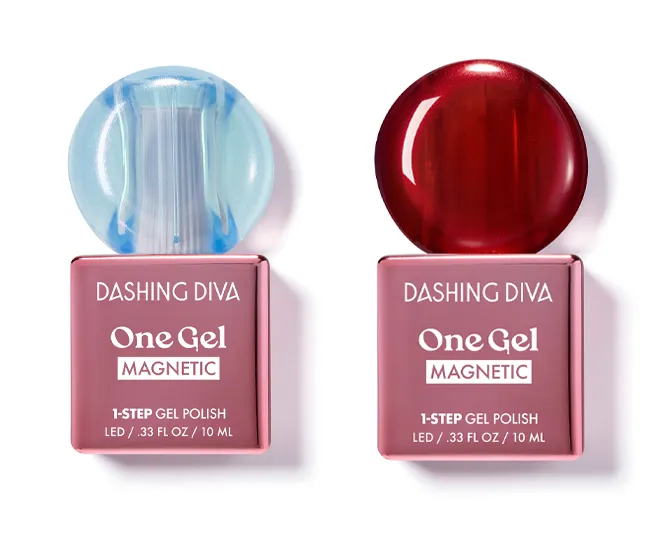 Dashing Diva One Gel Magnetic shades Sour and Fury.