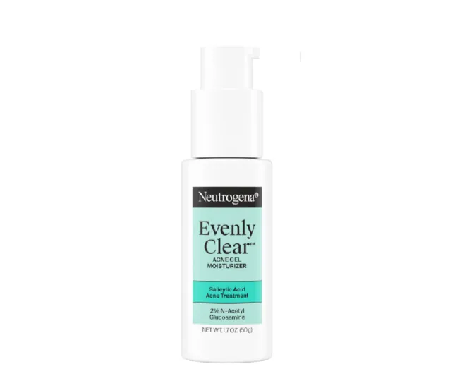 "Evenly Clear Acne Gel Moisturizer"