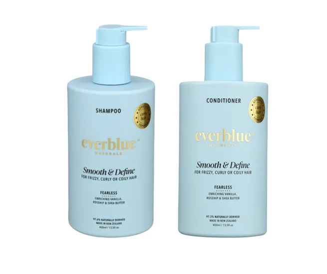 Everblue Naturals Fearless Smooth & Define Collection for sleek styling