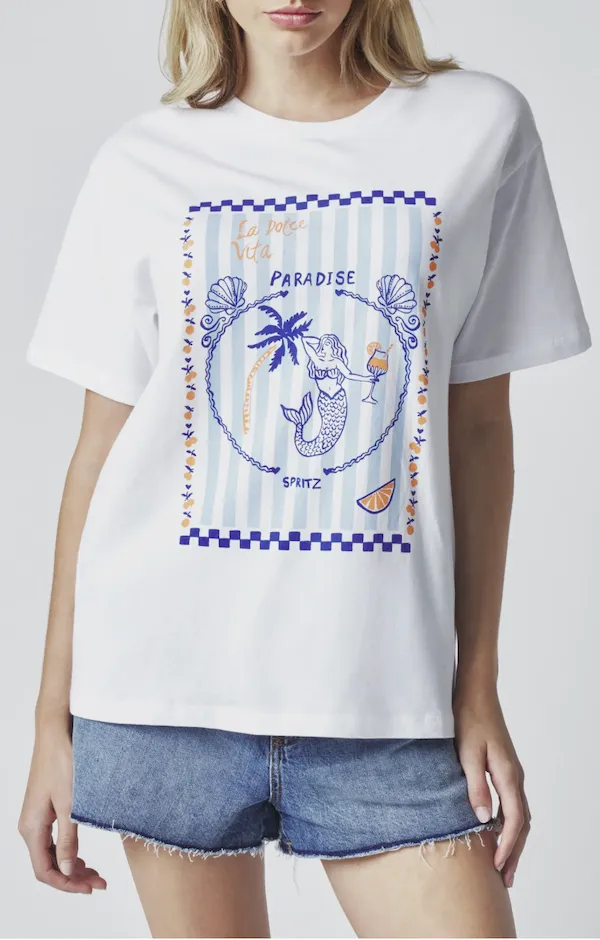 "Florence by Mills Boyfriend Graphic T-Shirt"