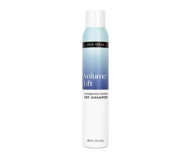 John Frieda Volume Lift Dry Shampoo for instant lift and freshness.