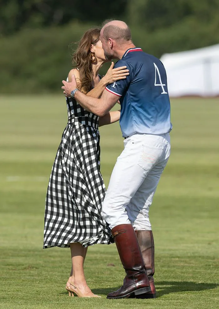 Kate Middleton and Prince William PDA charity polo match