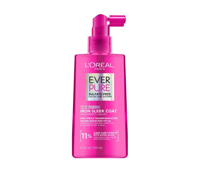 L'Oreal Paris EverPure Iron Sleek Coat for frizz control