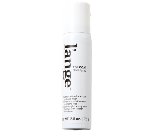 Lange Hair Top Coat Shine Spray for radiant finish