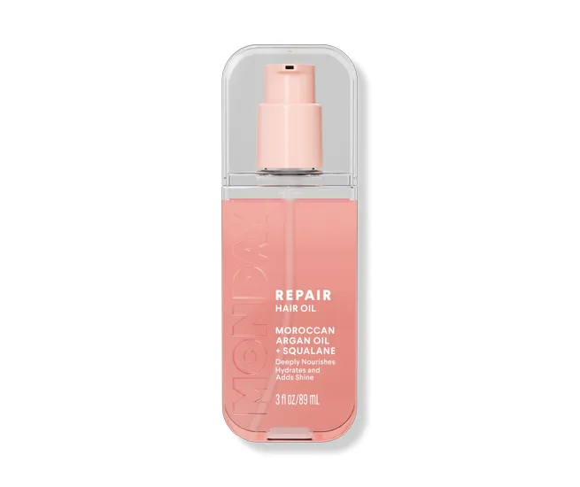 MONDAY Haircare Repair Hair Oil for deep nourishment and shine.