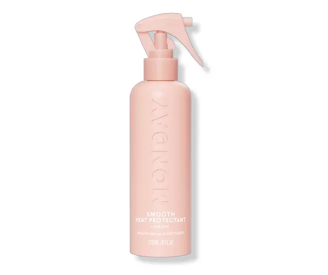 MONDAY Haircare Smooth Heat Protectant for sleek, shiny hair.