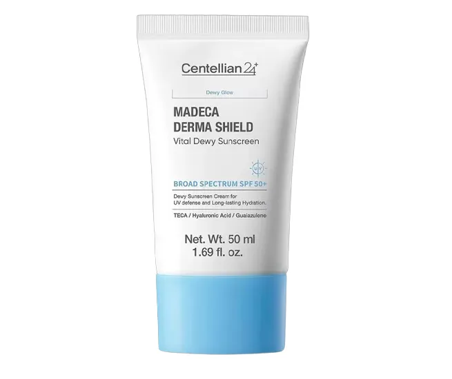 "Madeca Derma Shield Vital Dewy Sunscreen"