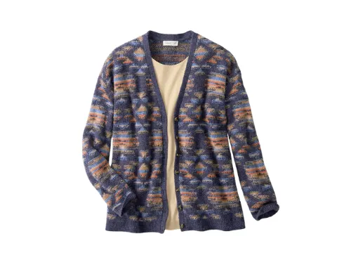 "Mesa Button Front Cardigan in cozy knit"