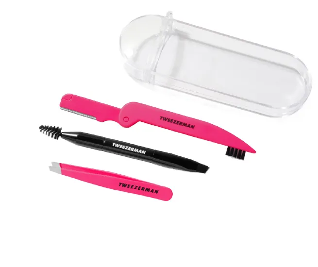 Mini brow rescue kit for perfecting and shaping eyebrows.