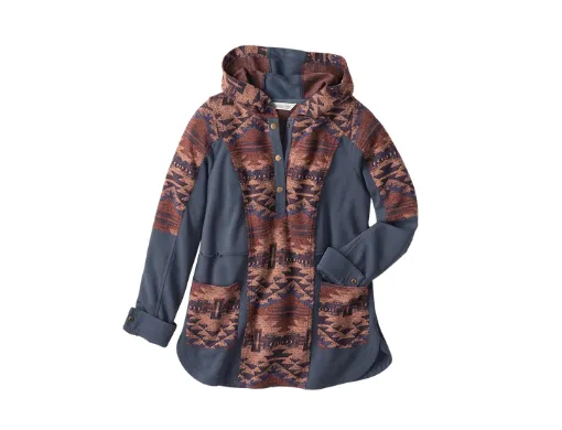 "Mountain Spirit Hooded Sweatshirt for comfort"