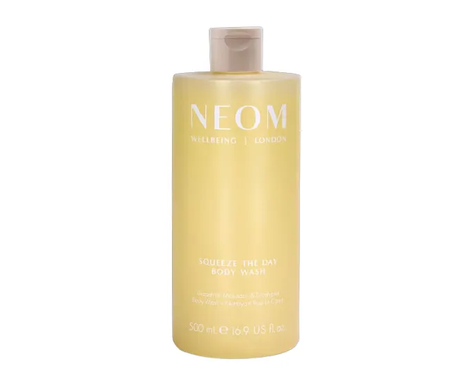 Neom Squeeze The Day refreshing body wash.