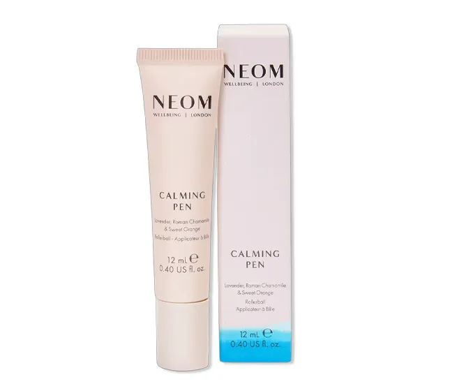 Neom Wellbeing Calming Pen for on-the-go relaxation.