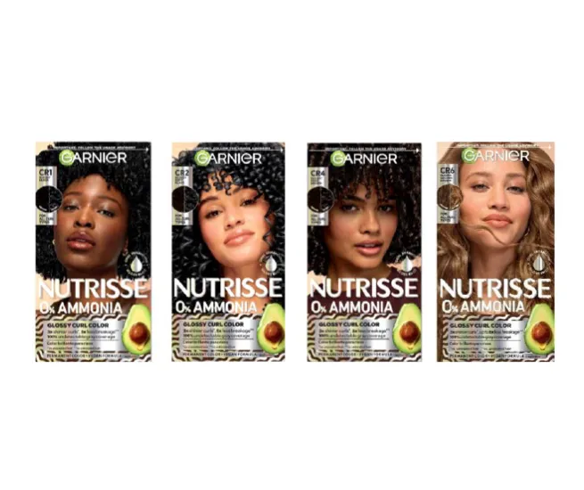 Nutrisse Glossy Curls for defined, shiny waves