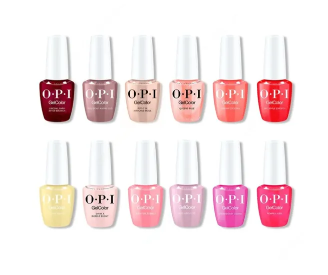 OPI cons showcasing trendy nail colors