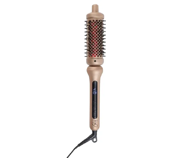 Sally Beauty Ion Infrared thermal round brush for voluminous styling.