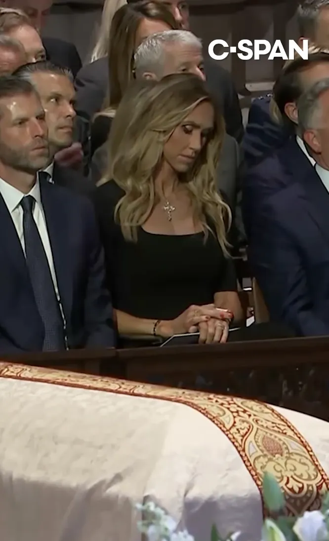 "Social media reaction screenshot about Lara Trump's watch glance"