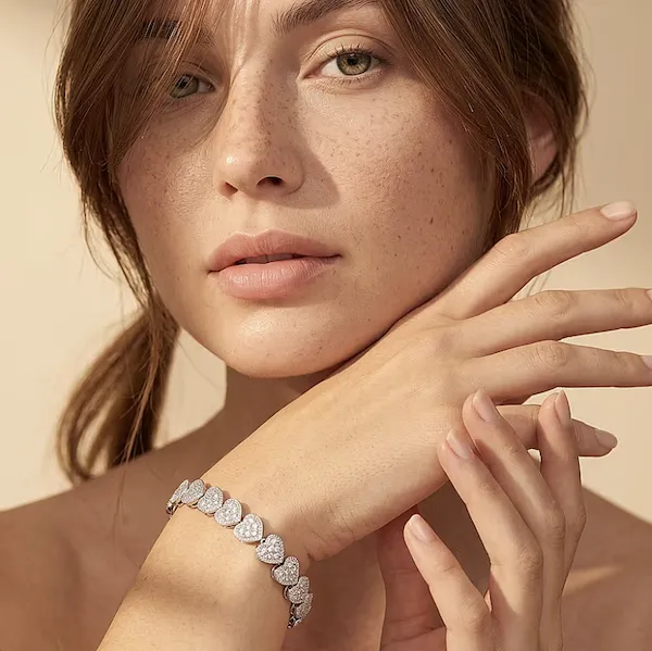 Heartstrings diamond bracelet