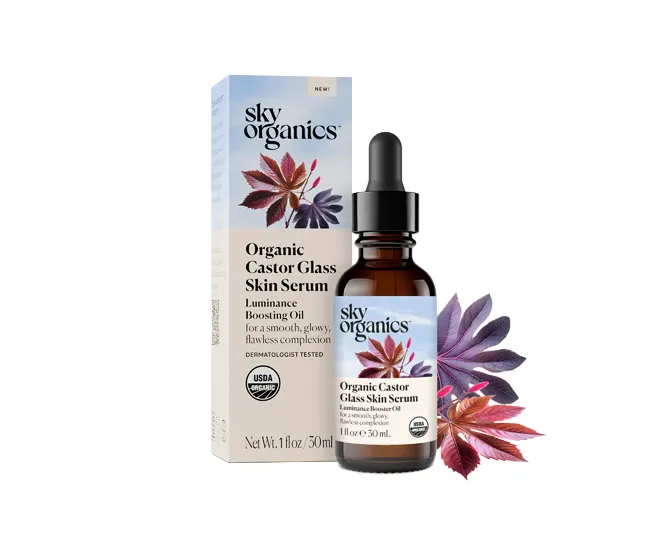 "Sky Organics Organic Castor Glass Skin Serum"