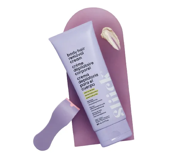 Sliick hair removal cream for smooth skin.