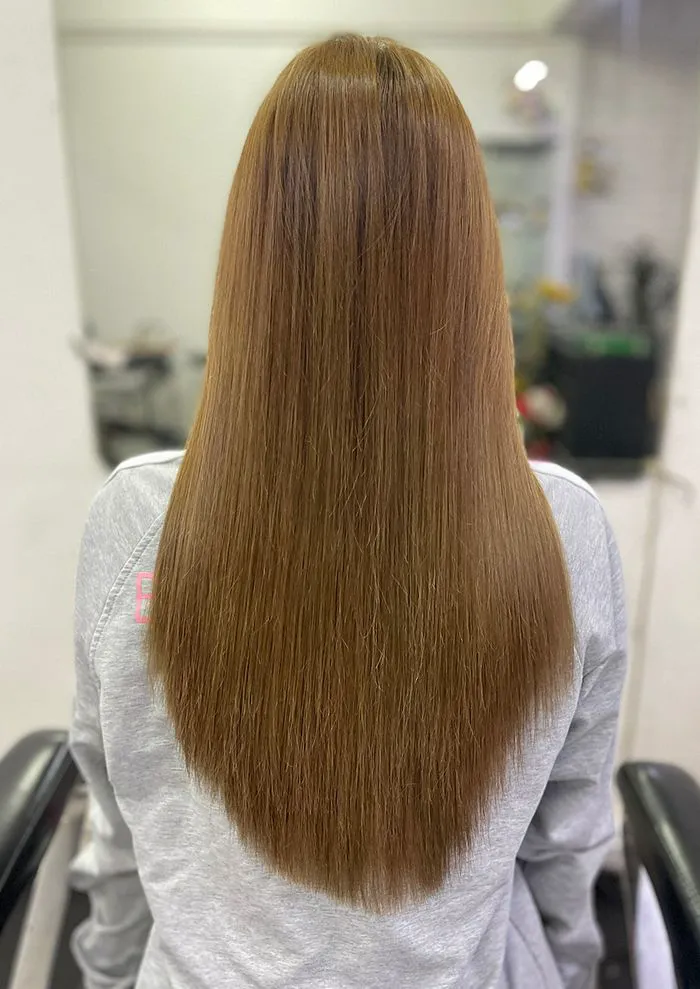 V-shaped haircut