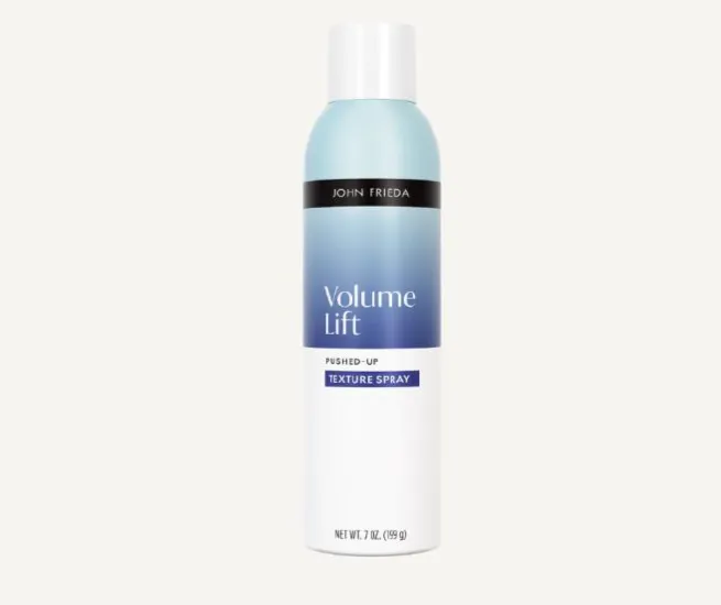 Volume Lift Pushed Up Dry Texture Spray for instant volume and texture.