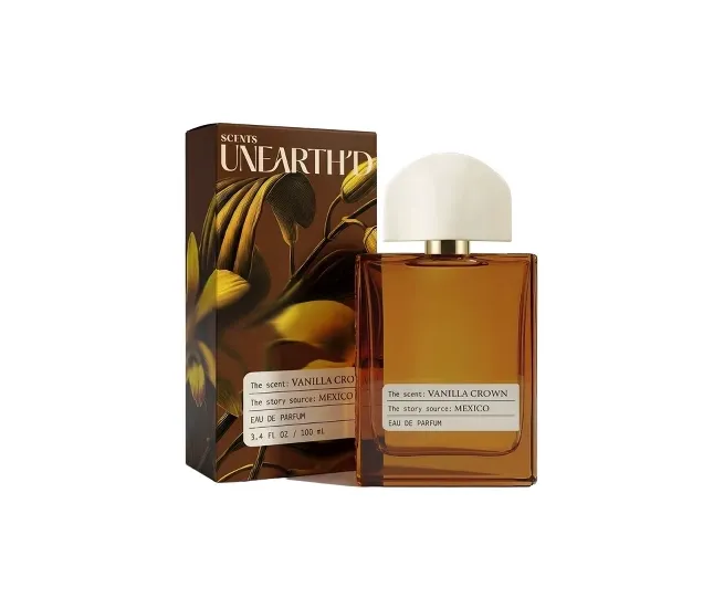 Vanilla Crown Eau de Parfum in a chic bottle design.