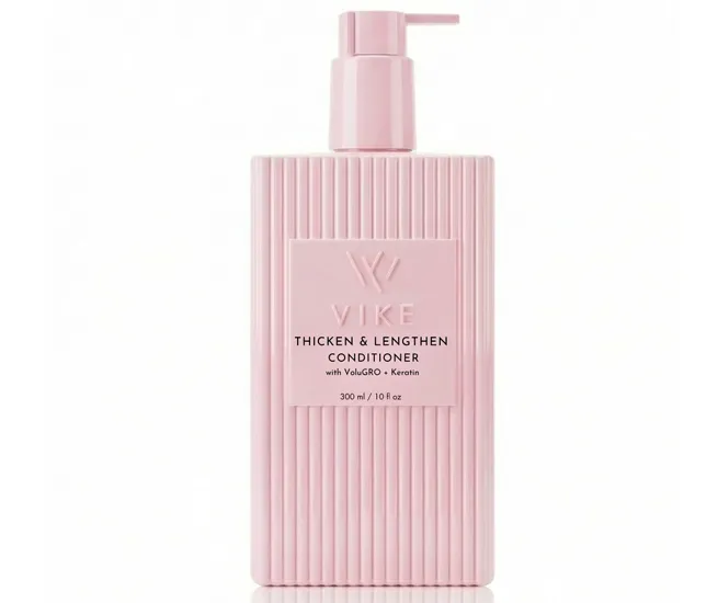 Vike Thicken & Lengthen Conditioner for fuller, longer hair.