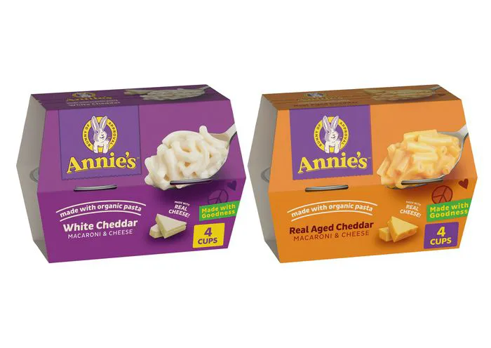 "Annie's Mac & Cheese Cups packaging"