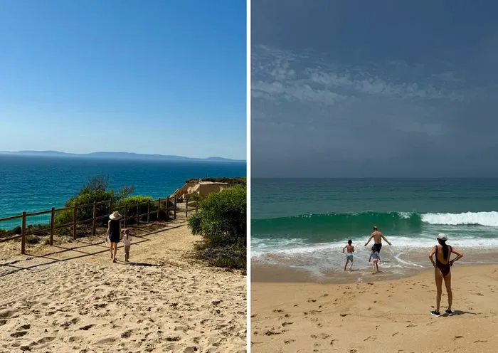 Meghan Markle black bathing suit Instagram