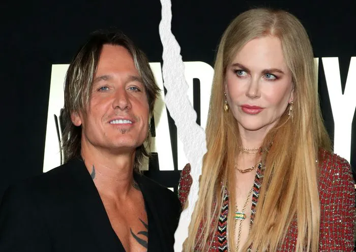 Nicole Kidman and Keith Urban Academy of Country Music Awards split photo